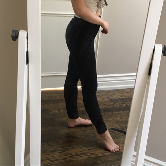 American Apparel Black High Waisted Denim Jeans - Picture 3 of 3